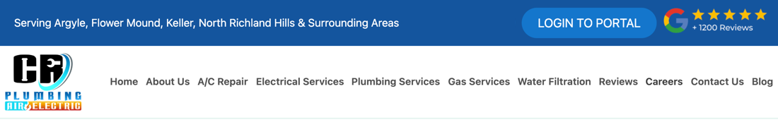 CR Plumbing, Air and Electric